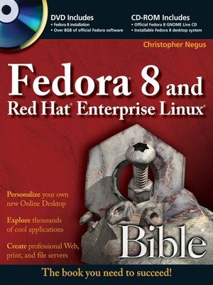 cover image of Fedora 8 and Red Hat Enterprise Linux Bible